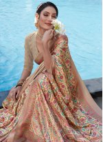 Renowned Pashnima Silk Multi Colour Saree