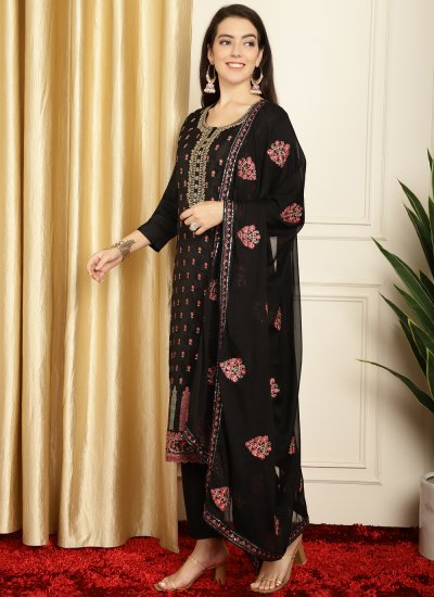 Riveting Pure Silk Festival Designer Salwar Suit