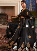 Riveting Weaving Silk Traditional Designer Saree