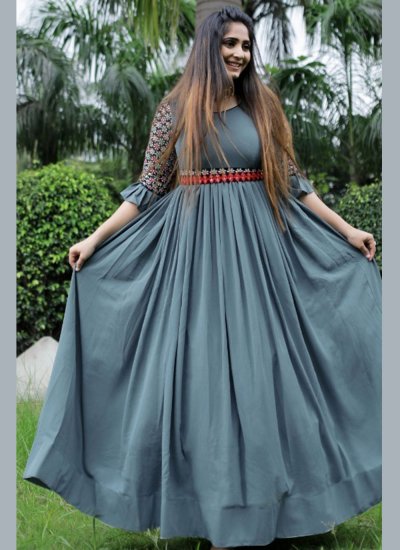 Royal Fancy Fabric Designer Gown