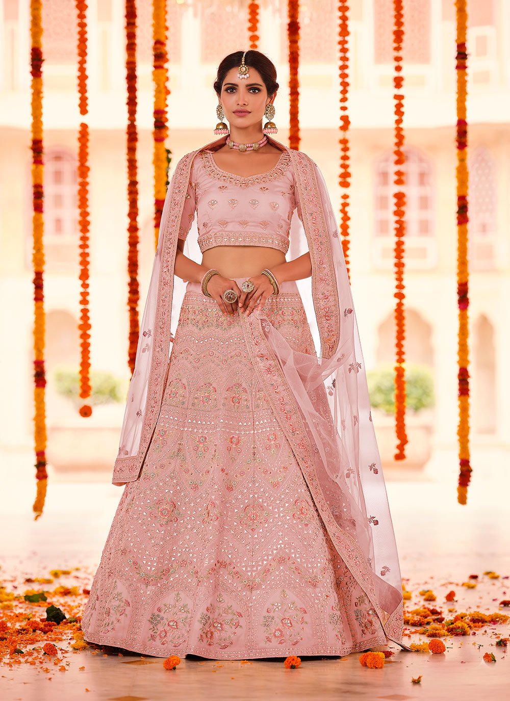 Ruritanian Organza Gota Work Lehenga Choli