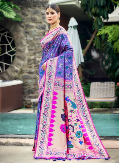 Ruritanian Patola Silk  Wedding Designer Saree