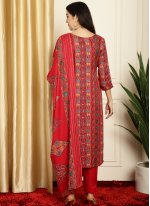 Savory Red Salwar Suit
