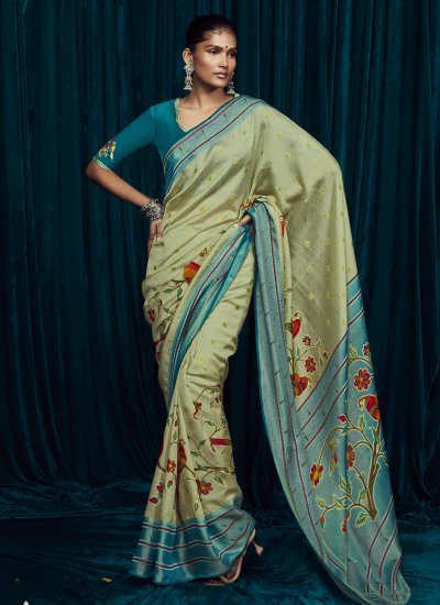 Contemporary Silk Viscose Green Diamond Saree – Kajols - Indian & Pakistani  Fashion & Tailoring