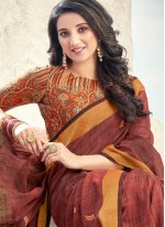 Sensational Embroidered Bollywood Saree