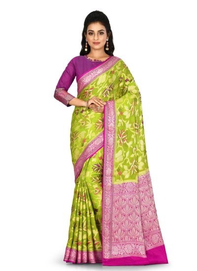 Sensational Weaving Banarasi Silk Classic Saree