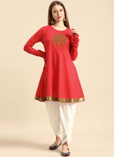 Sensible Embroidered Party Party Wear Kurti