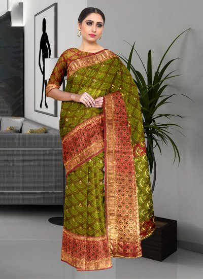 Sensible Kanjivaram Silk Embroidered Classic Saree