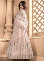 Shamita Shetty Net Ceremonial Floor Length Anarkali Suit