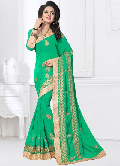 Sightly Patch Border Classic Saree