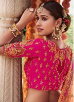 Silk Designer Lehenga Choli in Pink