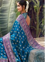 Silk Designer Traditional Saree in Blue