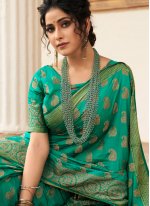Silk Green Designer Traditional Saree