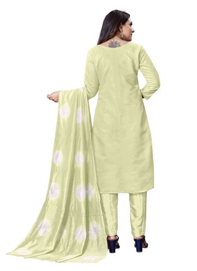 Silk Green Sequins Trendy Salwar Suit