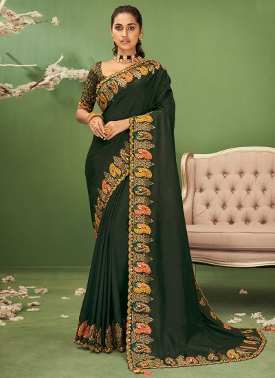 Silk Green Traditional Saree