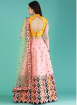 Silk Multi Colour Designer Lehenga Saree