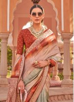 Silk Multi Colour Traditional Saree