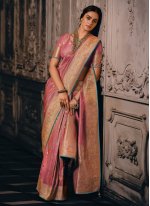 Silk Saree in Pink