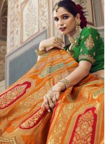 Silk Weaving Lehenga Choli in Multi Colour
