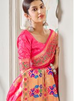 Silk Weaving Pink Designer Traditional Saree