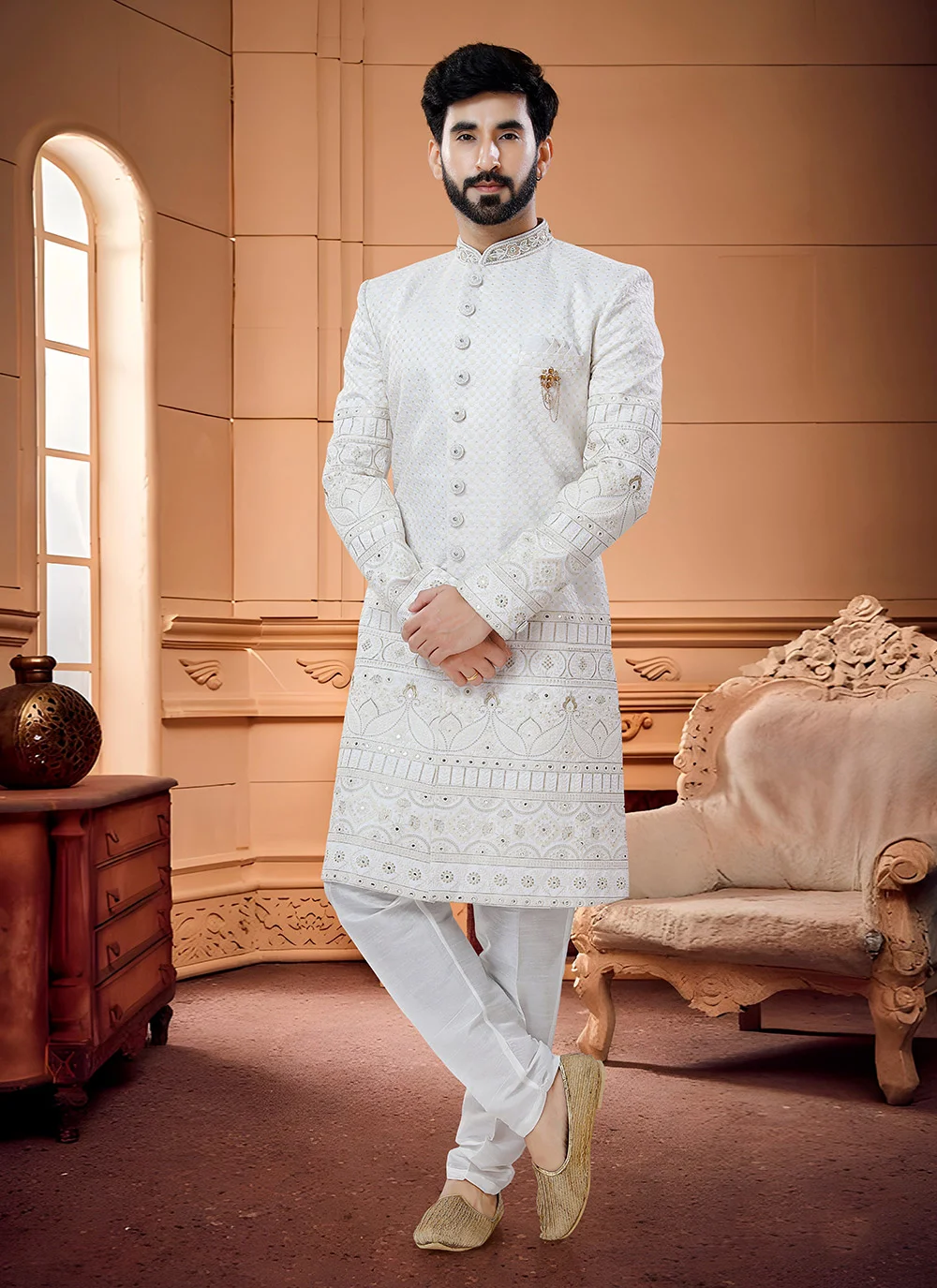 Western sherwani sale