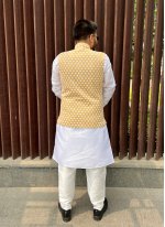 Silk Yellow Nehru Jackets
