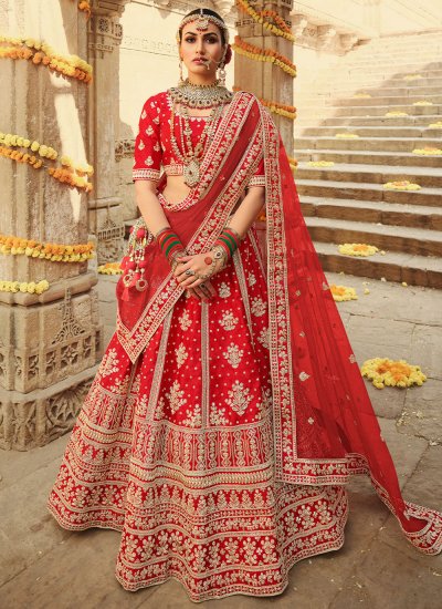 Designer Red Wedding Lehenga | Wedding Outfit