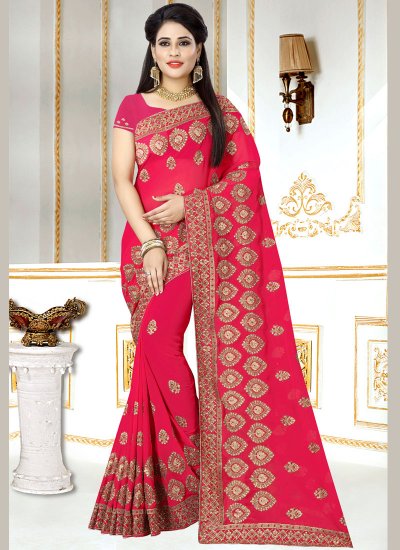 Snazzy Embroidered Saree