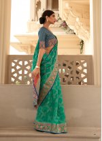 Snazzy Weaving Festival Traditional Designer Saree