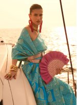 Sonorous Contemporary Style Saree For Party