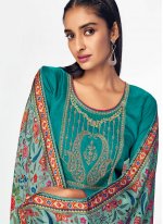Sonorous Embroidered Silk Designer Pakistani Salwar Suit