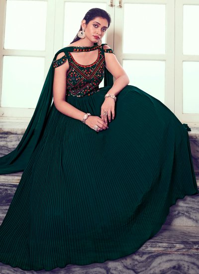 Sonorous Thread Work Georgette Designer Gown