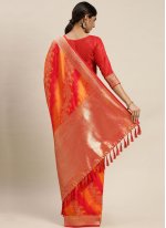 Sonorous Weaving Poly Silk Designer Traditional Saree
