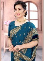 Sorcerous Embroidered Traditional Designer Saree