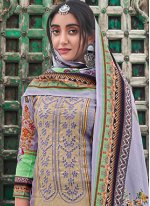 Sorcerous Lavender Festival Long Length Pakistani Salwar Suit