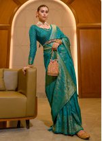 Sorcerous Silk Wedding Designer Saree