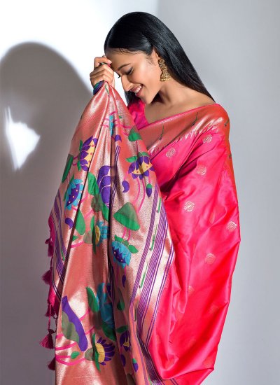 Sorcerous Weaving Banarasi Silk Designer Traditional Saree