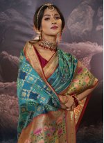 Sparkling Weaving Designer Saree