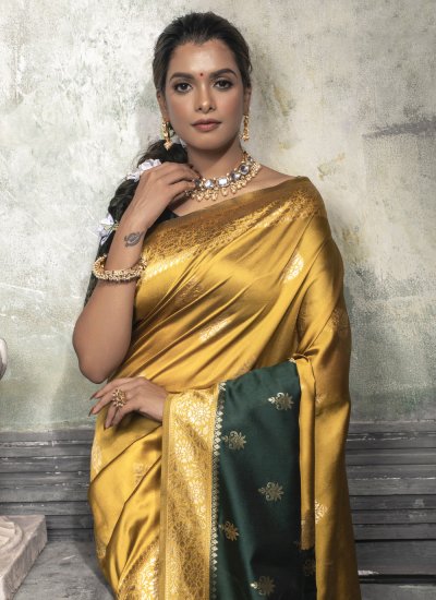 Specialised Banarasi Silk Woven Contemporary Saree