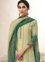 Spectacular Resham Ceremonial Trendy Salwar Suit