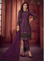 Spectacular Sequins Net Designer Salwar Suit