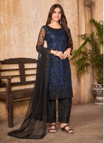 Spellbinding Sequins Net Trendy Salwar Suit