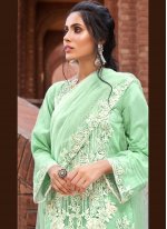 Staggering Sea Green Festival Designer Pakistani Salwar Suit
