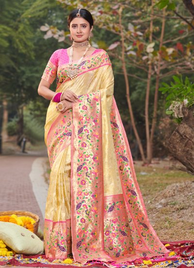 Staggering Silk Traditional Designer Saree