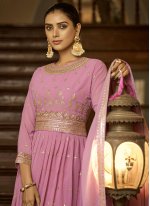 Staring Lavender Trendy Salwar Suit