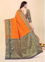Staring Weaving Banarasi Silk Traditional Designer Saree
