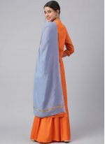 Staring Woven Chanderi Silk Palazzo Salwar Suit