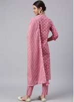 Stylish Pink Festival Pant Style Suit