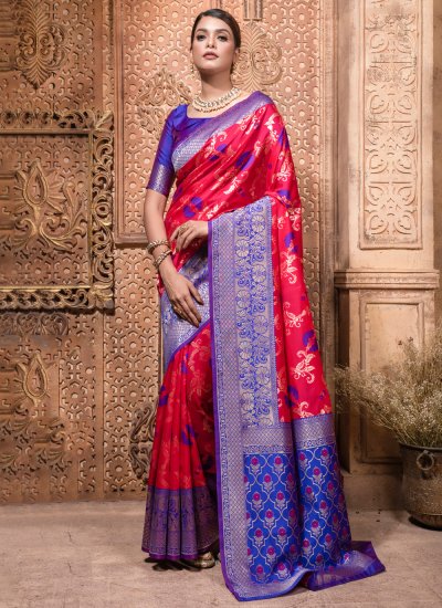 Stylish Weaving Banarasi Silk Trendy Saree