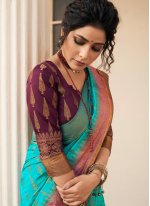 Stylish Woven Designer Traditional Saree
